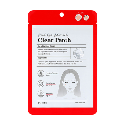 MIZON Plasterki na wypryski i niedoskonałości Good Bye Blemish Clear Patch 44szt.